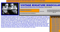 Desktop Screenshot of miniaturebinoculars.com